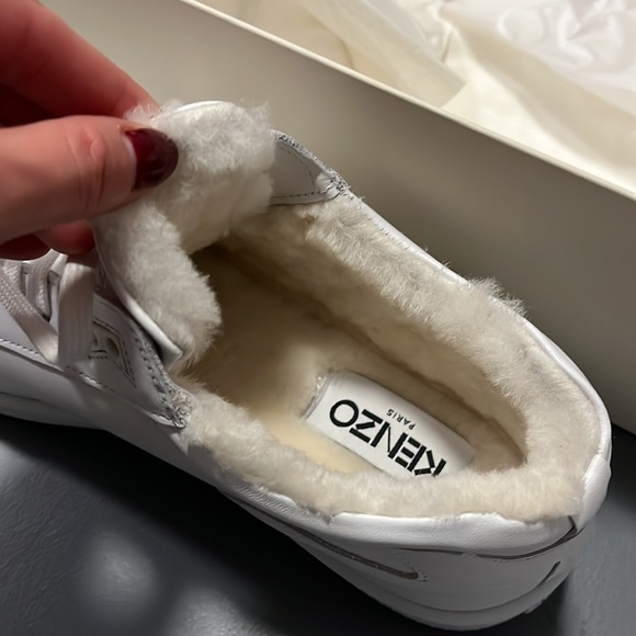 BNIB Kenzo “Tennix” fur lined sneaker. - Picture 4 of 4